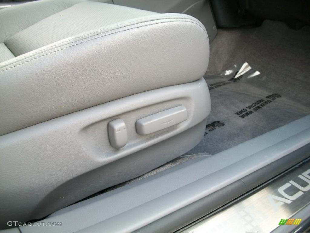 2008 TSX Sedan - Carbon Gray Pearl / Quartz Gray photo #28