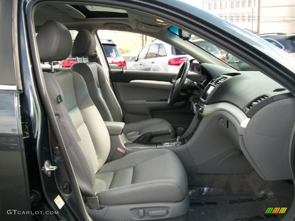 2008 TSX Sedan - Carbon Gray Pearl / Quartz Gray photo #29