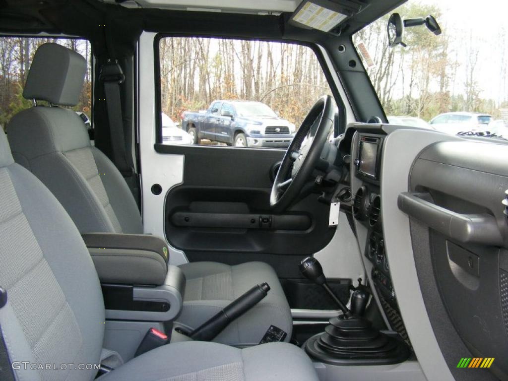 Dark Slate Gray/Medium Slate Gray Interior 2009 Jeep Wrangler Rubicon 4x4 Photo #45048279