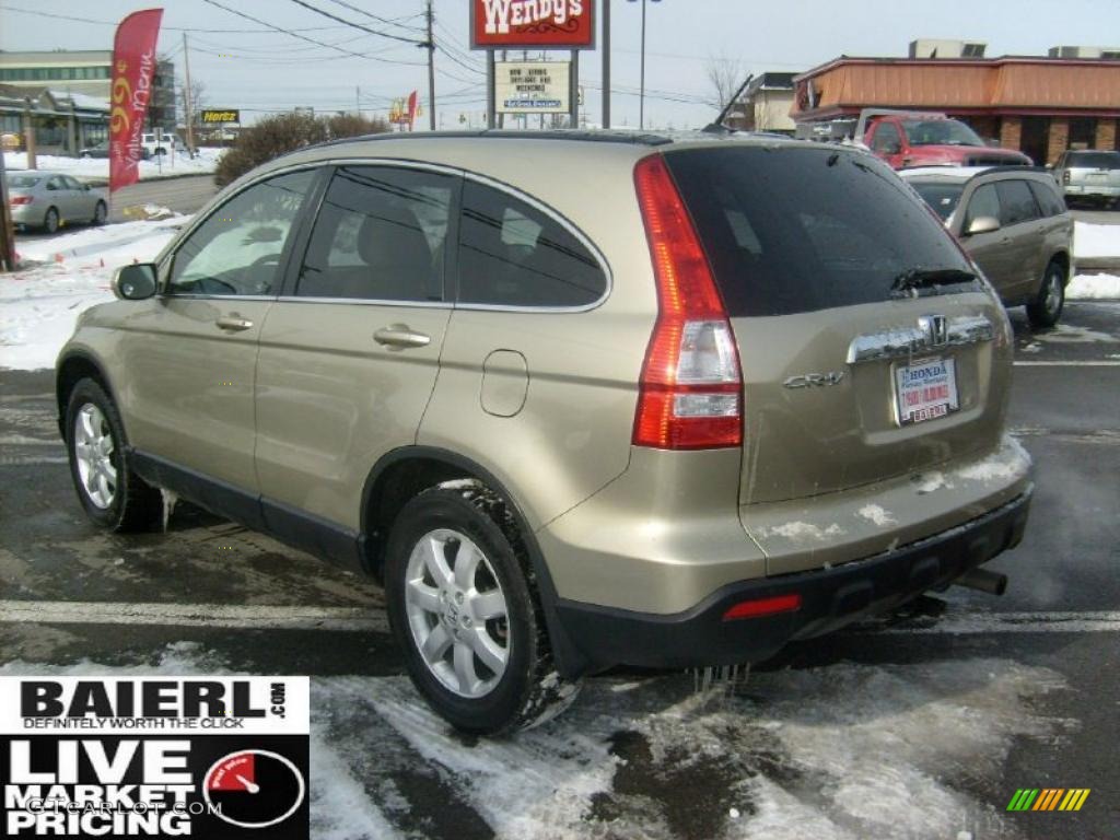 2008 CR-V EX-L 4WD - Borrego Beige Metallic / Ivory photo #4