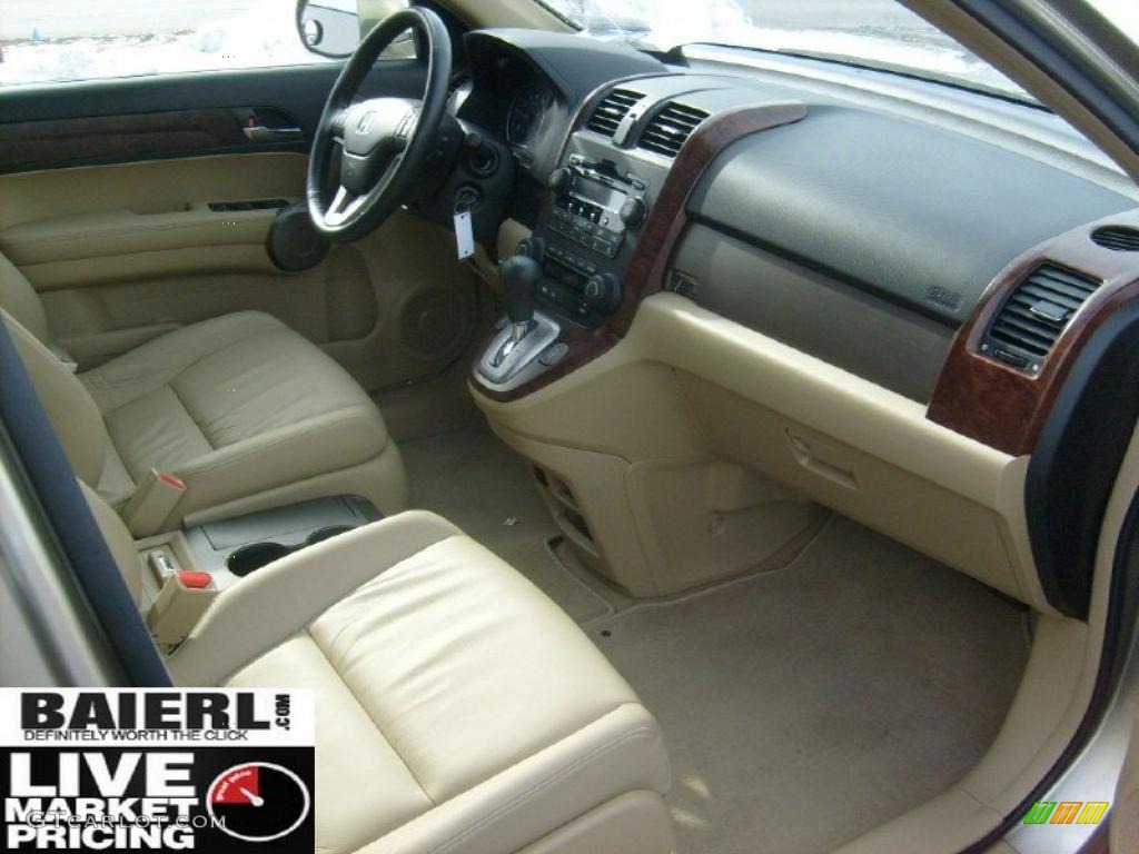 2008 CR-V EX-L 4WD - Borrego Beige Metallic / Ivory photo #17