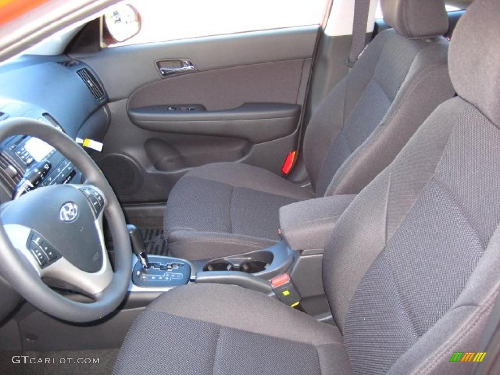 Black Interior 2011 Hyundai Elantra Touring GLS Photo #45048601