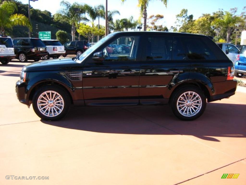 Santorini Black Metallic 2011 Land Rover Range Rover Sport HSE Exterior Photo #45048717