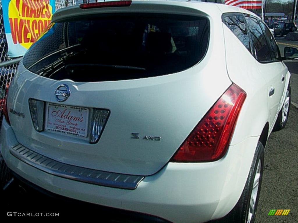 2006 Murano S AWD - Glacier Pearl / Cafe Latte photo #5