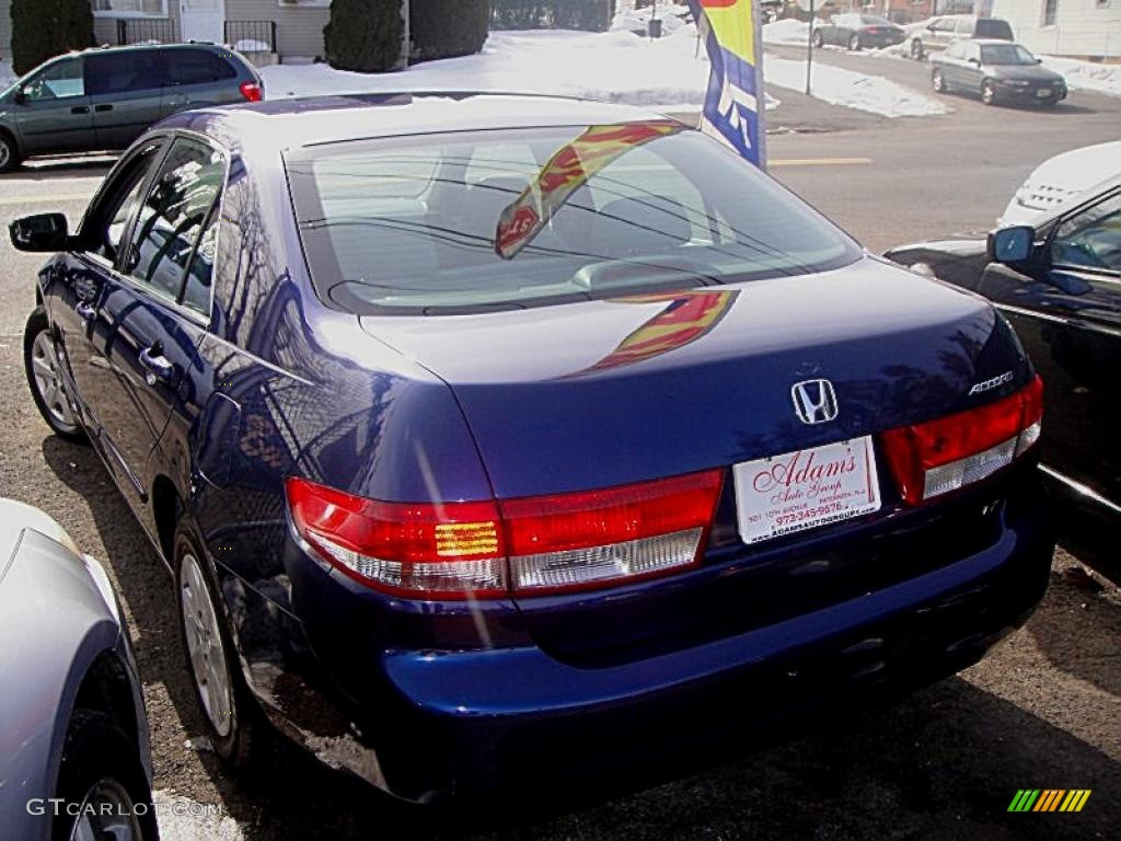 2003 Accord LX Sedan - Eternal Blue Pearl / Black photo #4