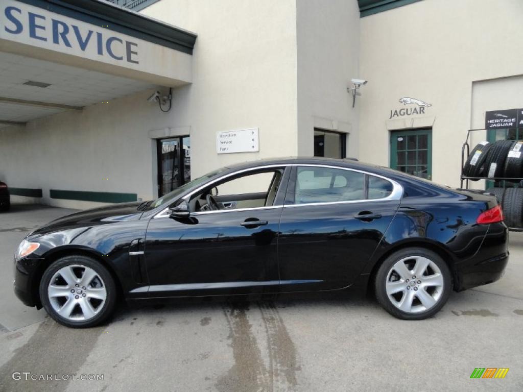 Ebony Black 2010 Jaguar XF Sport Sedan Exterior Photo #45050369