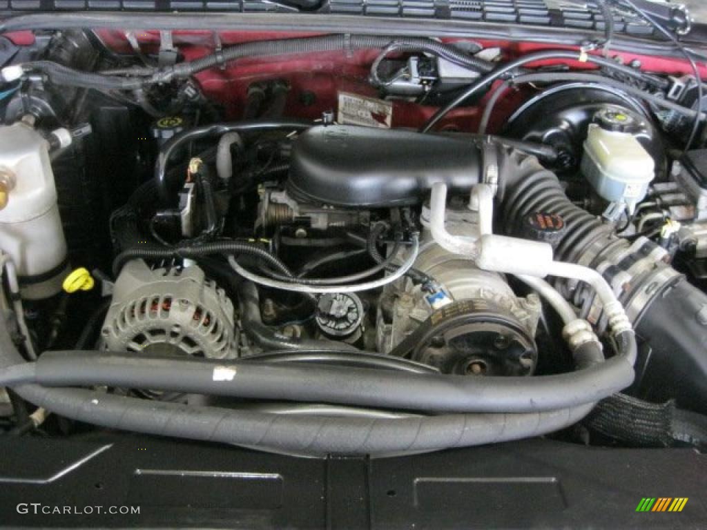 1998 Chevrolet S10 LS Extended Cab 4.3 Liter OHV 12-Valve V6 Engine Photo #45051885