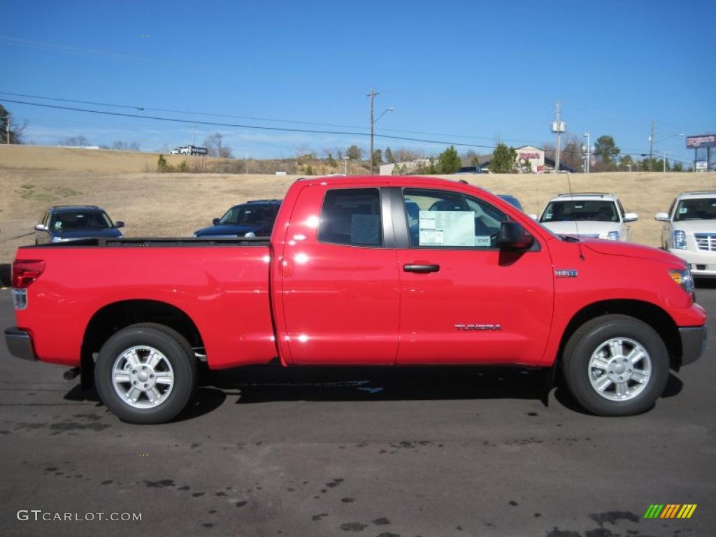 Radiant Red 2011 Toyota Tundra SR5 Double Cab 4x4 Exterior Photo #45052753