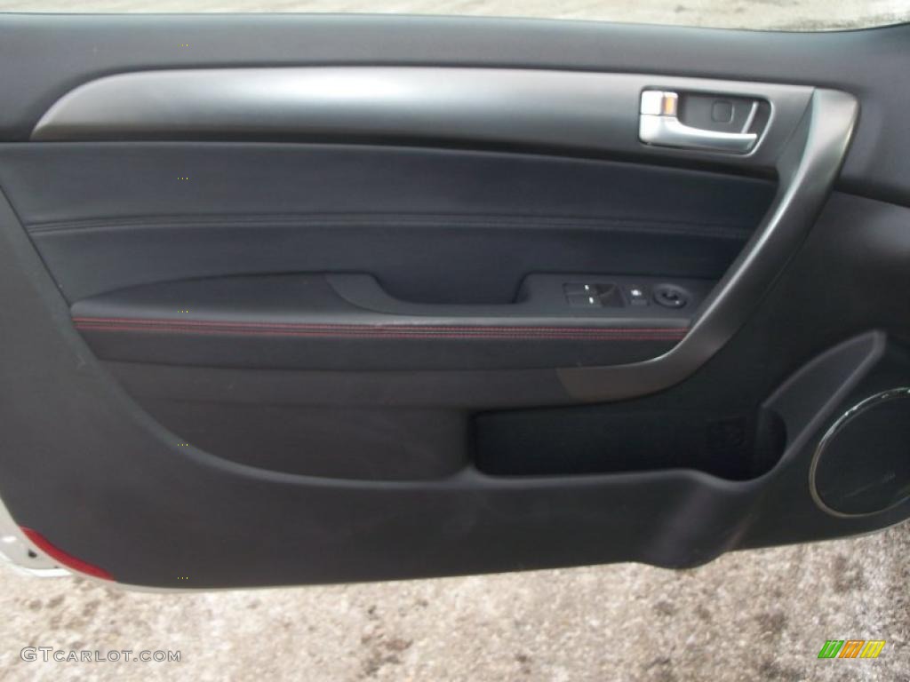 2010 Kia Forte Koup SX Black Sport Door Panel Photo #45052871