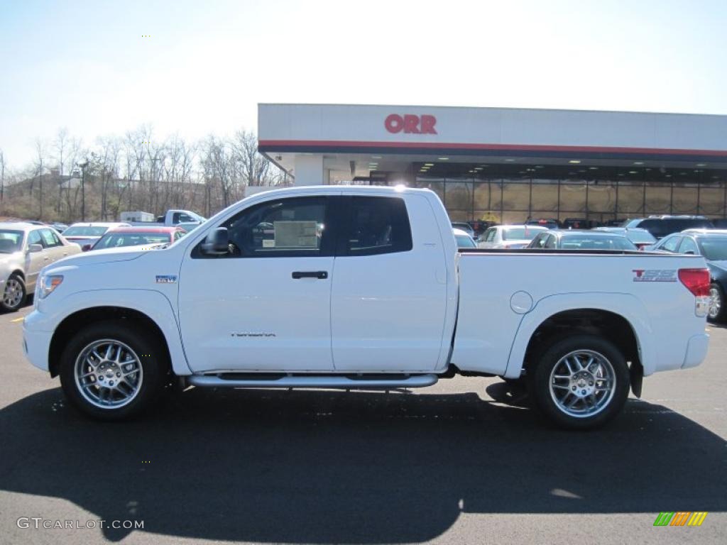 2011 Tundra TSS Double Cab - Super White / Graphite Gray photo #2