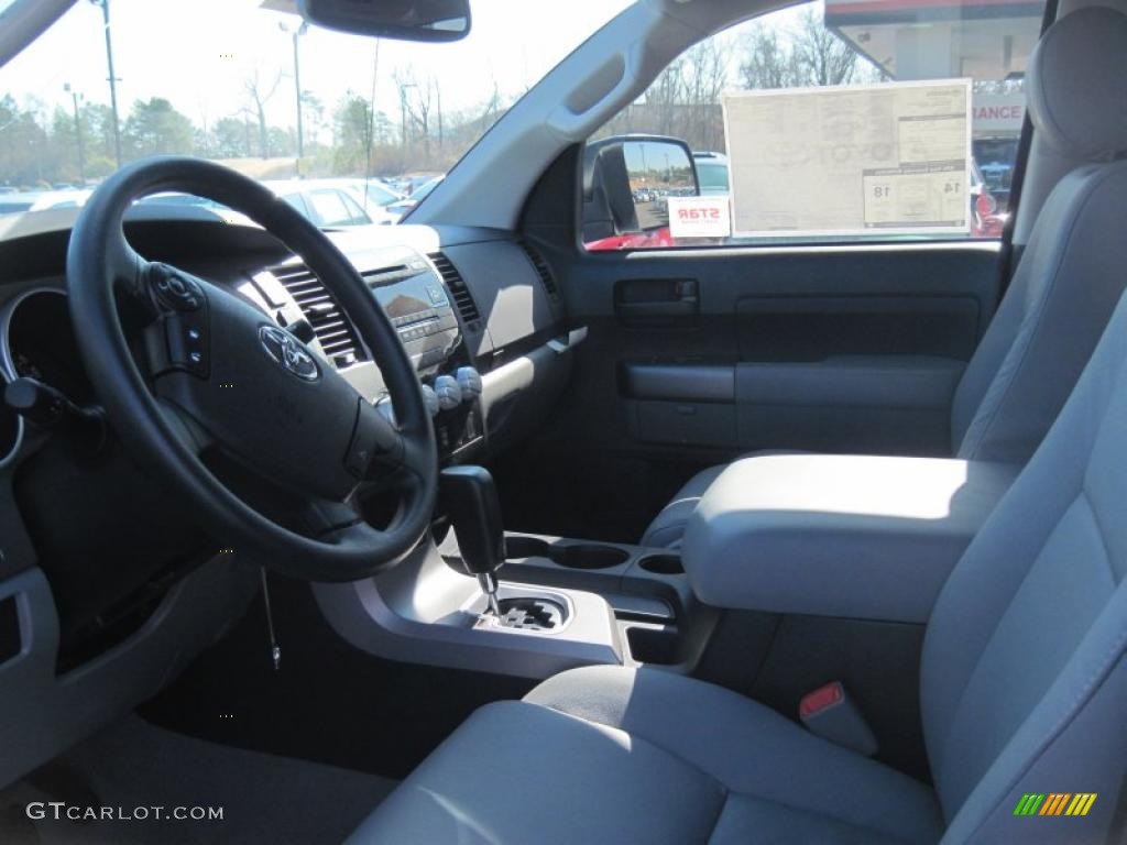 2011 Tundra TSS Double Cab - Super White / Graphite Gray photo #11