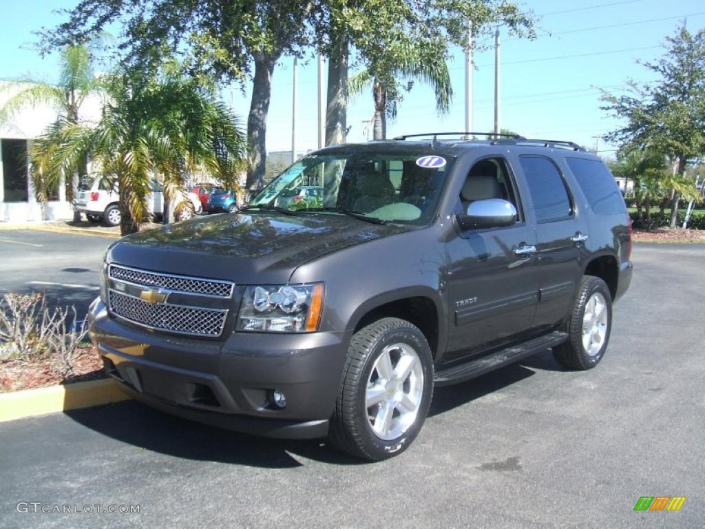 Taupe Gray Metallic 2011 Chevrolet Tahoe LT Exterior Photo #45053365