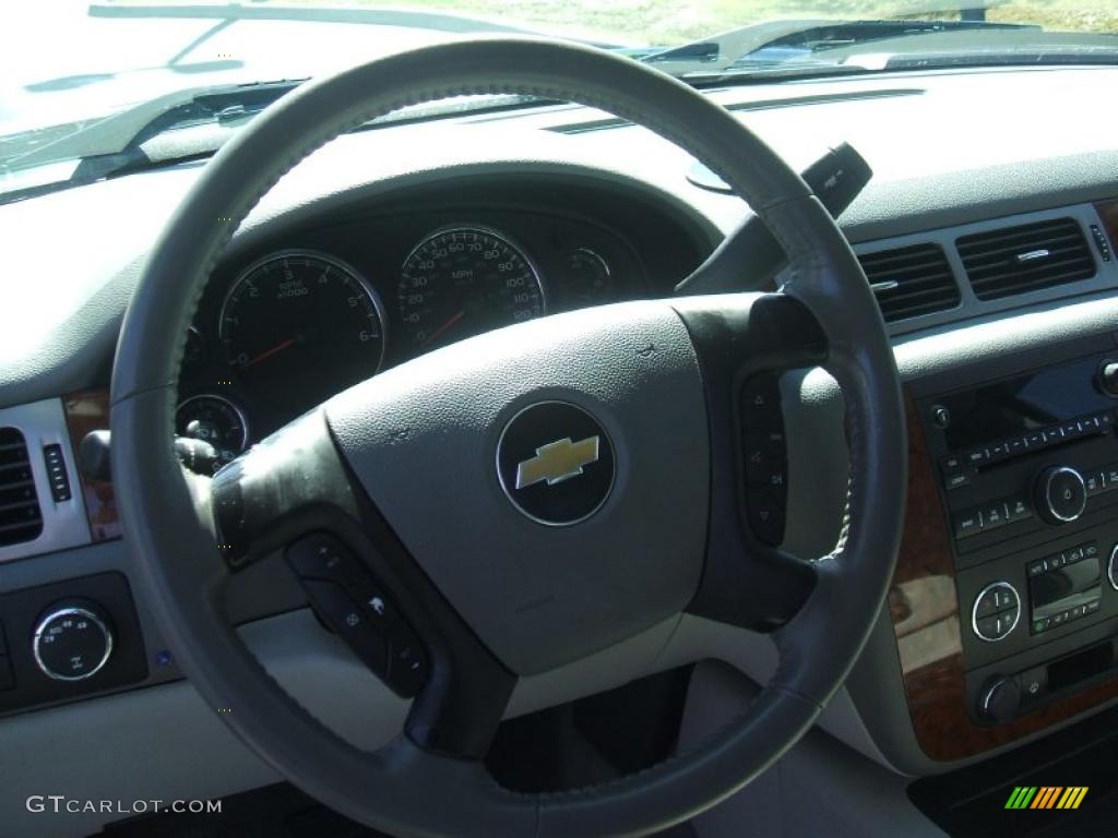 2007 Silverado 1500 LTZ Extended Cab 4x4 - Black / Light Titanium/Dark Titanium Gray photo #11