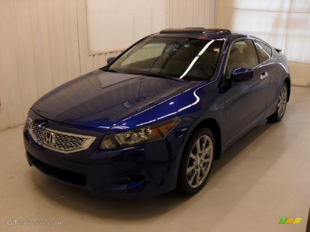 Belize Blue Pearl 2009 Honda Accord EX Coupe Exterior Photo #45055013