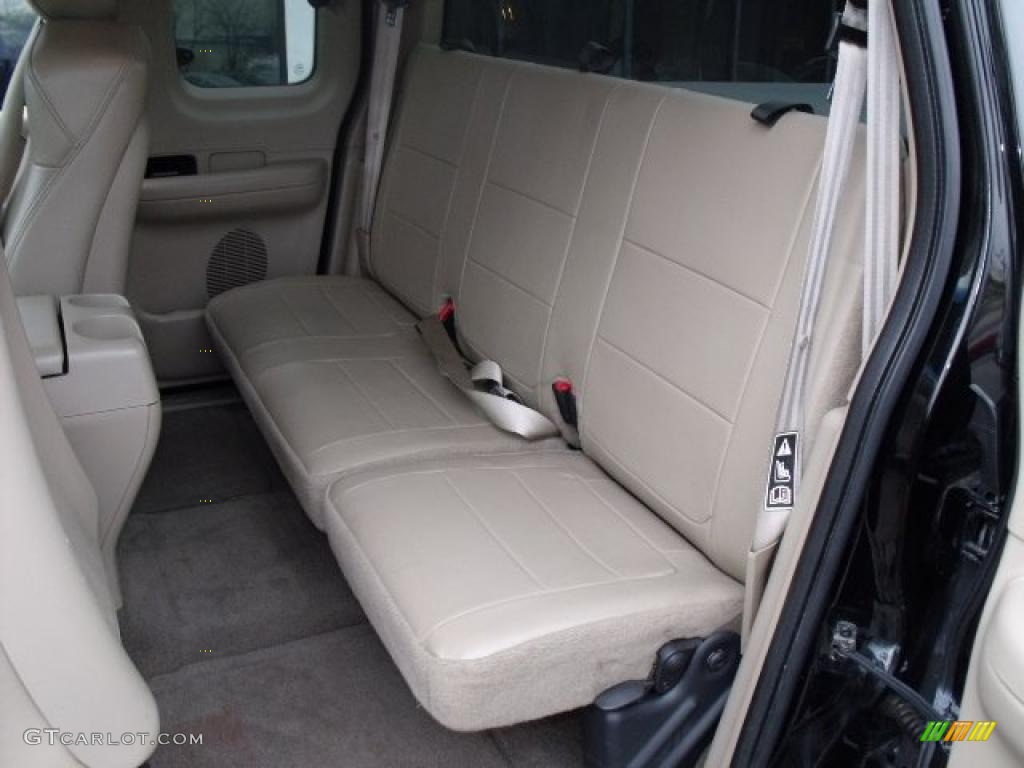 Medium Parchment Interior 2001 Ford F150 Lariat SuperCab 4x4 Photo #45059977