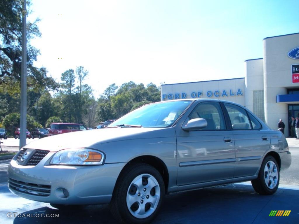 2006 Sentra 1.8 S - Radium Metallic / Charcoal photo #1