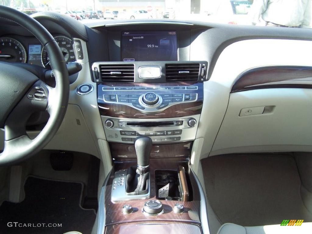 2011 Infiniti M 37 Sedan Stone Dashboard Photo #45061525