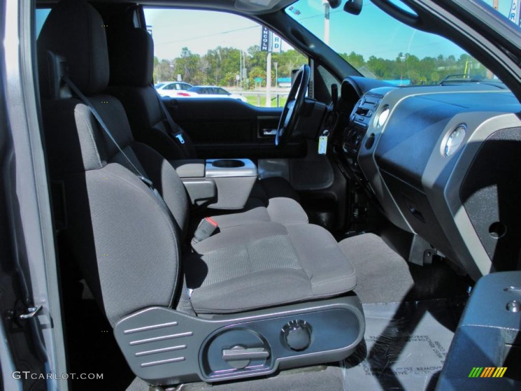 2004 F150 FX4 SuperCab 4x4 - Dark Shadow Grey Metallic / Black photo #16