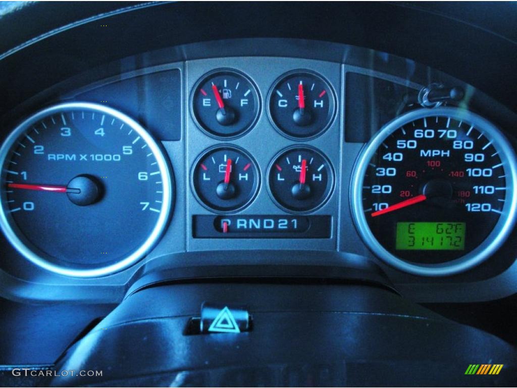 2004 F150 FX4 SuperCab 4x4 - Dark Shadow Grey Metallic / Black photo #20