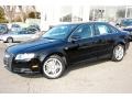 2008 Brilliant Black Audi A4 2.0T quattro S-Line Sedan  photo #2