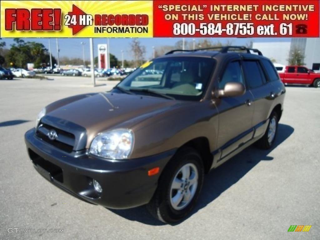2006 Santa Fe GLS - Mocha Frost / Beige photo #1