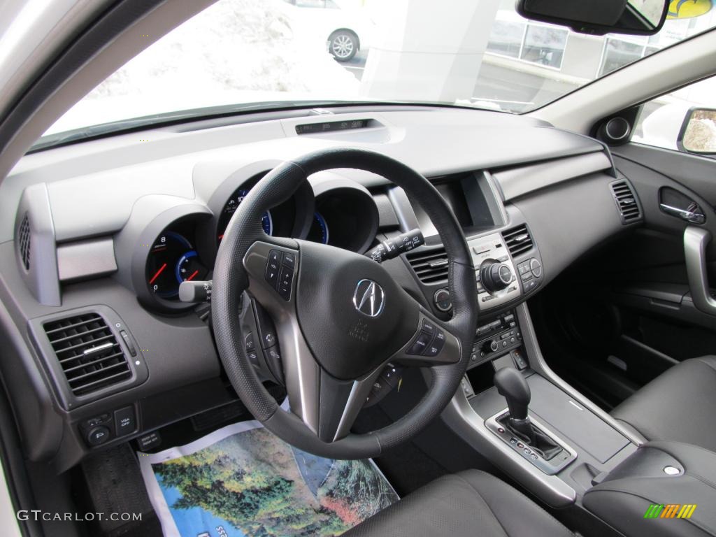 Ebony Interior 2010 Acura RDX SH-AWD Technology Photo #45063426