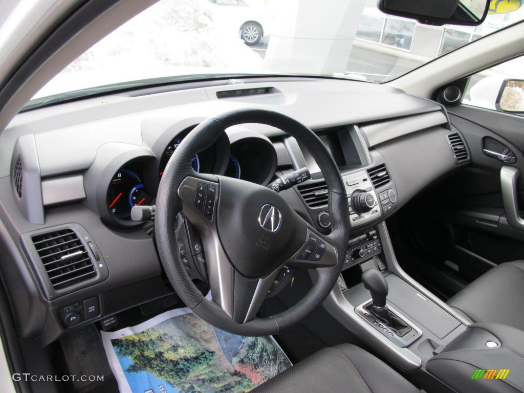 2010 RDX SH-AWD Technology - White Diamond Pearl / Ebony photo #13