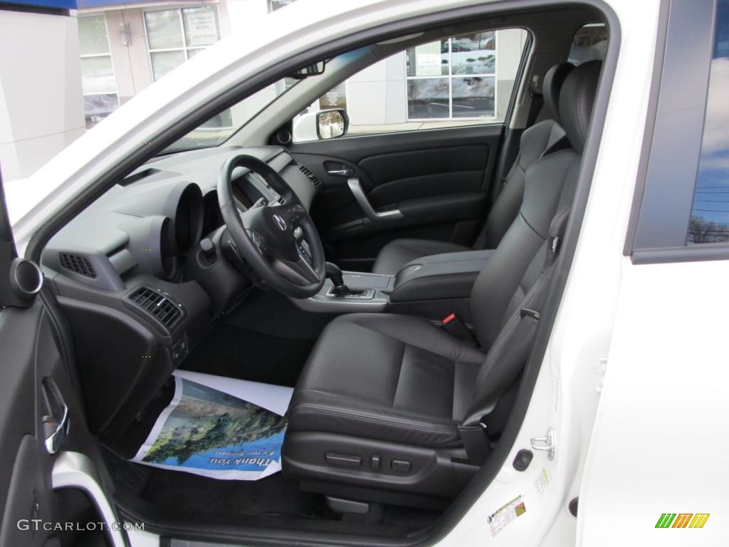 Ebony Interior 2010 Acura RDX SH-AWD Technology Photo #45063589