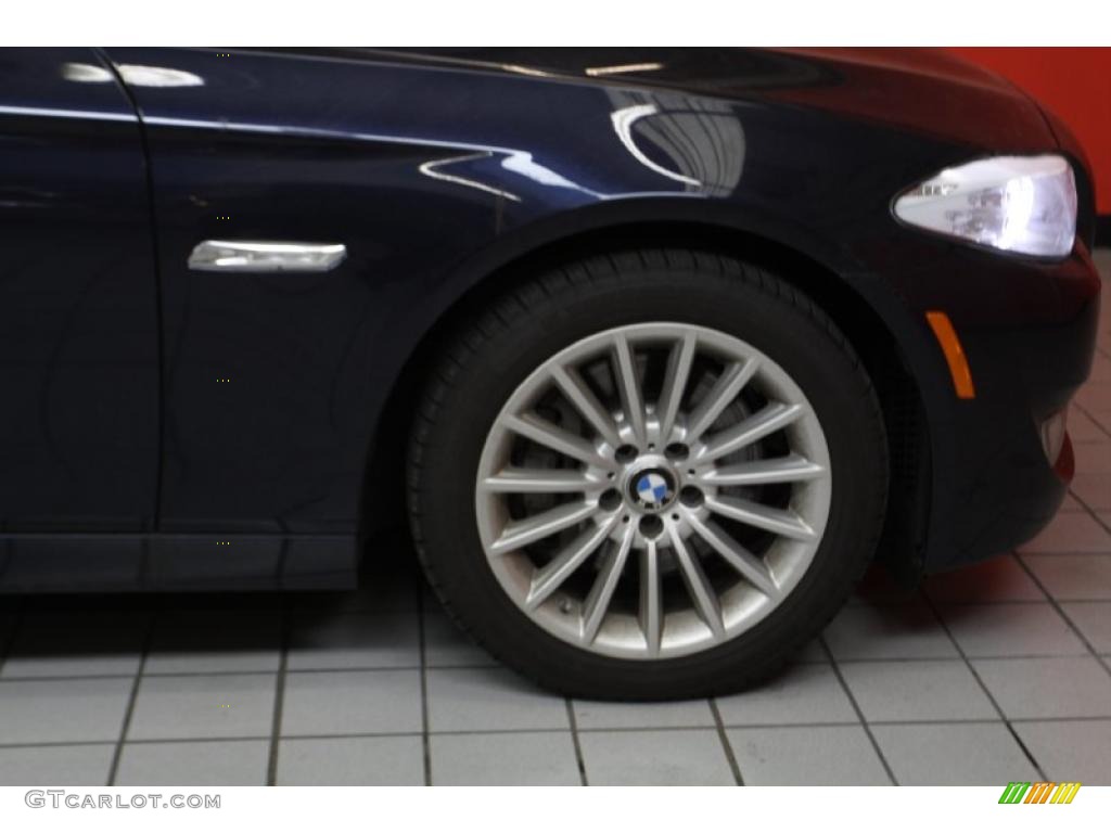 2011 5 Series 535i Sedan - Imperial Blue Metallic / Oyster/Black photo #12