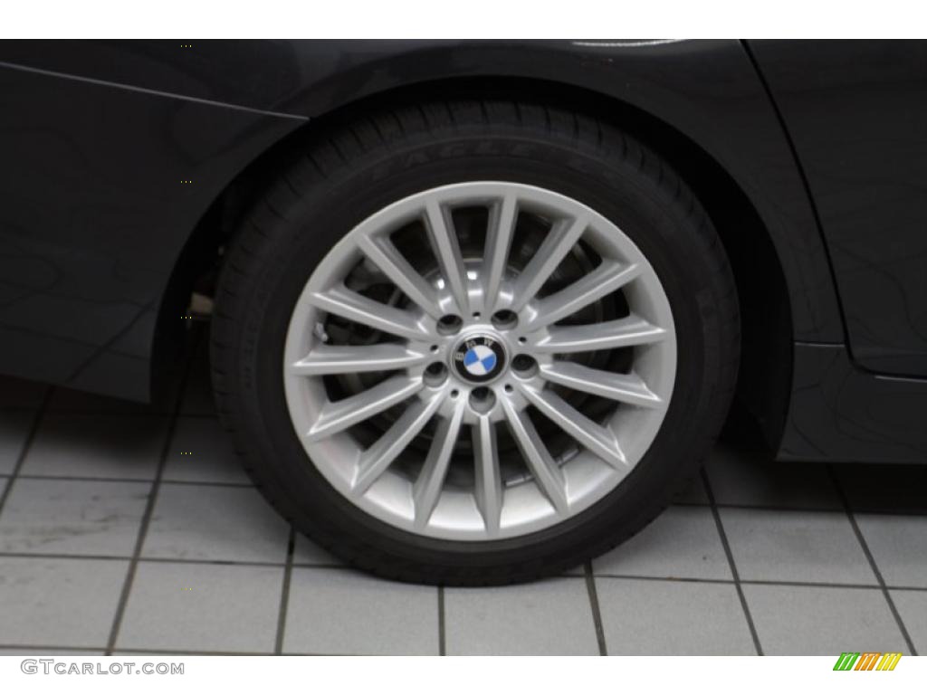 2011 5 Series 535i Sedan - Dark Graphite Metallic / Oyster/Black photo #14