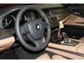 Saddle/Black Nappa Leather Dashboard Photo for 2011 BMW 7 Series #45064476