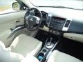 Beige 2009 Mitsubishi Outlander SE Dashboard