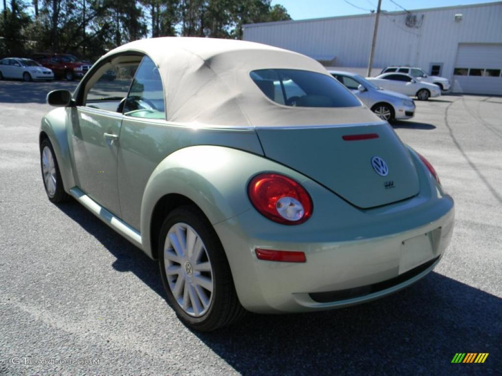 Gecko Green 2008 Volkswagen New Beetle SE Convertible Exterior Photo #45066241