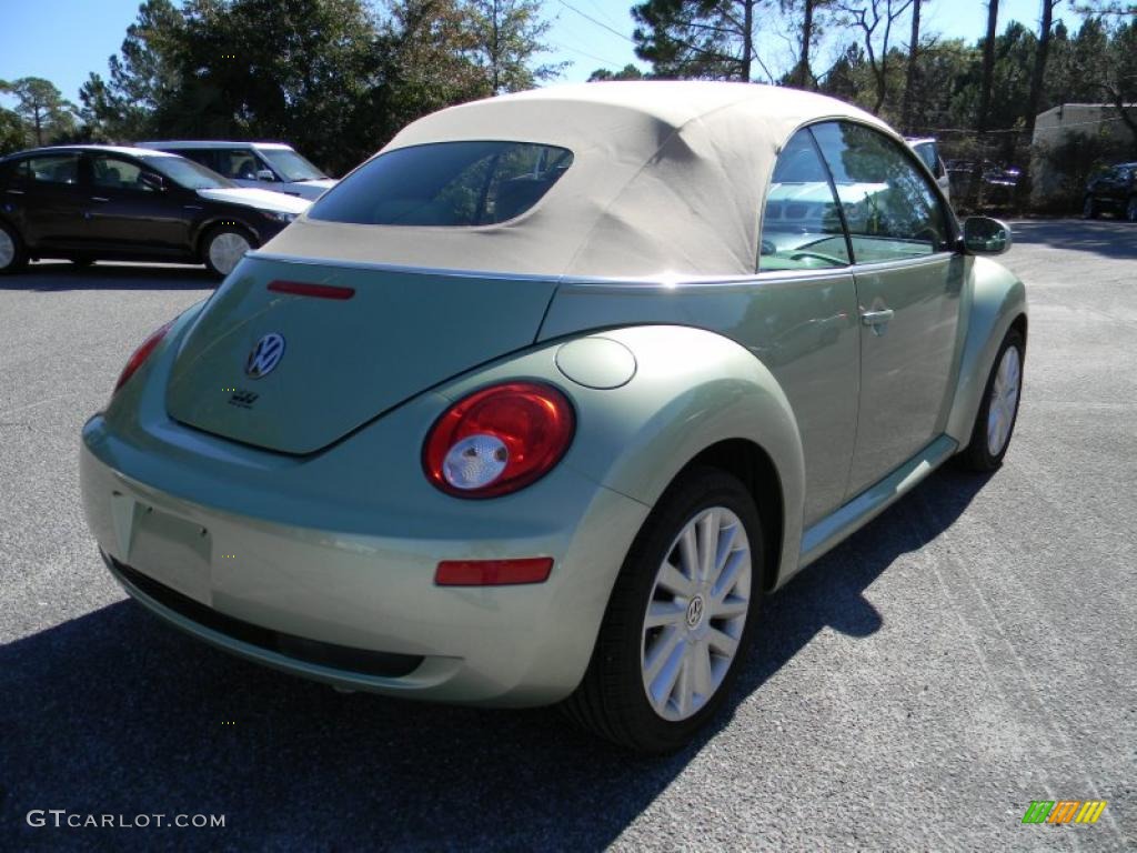 Gecko Green 2008 Volkswagen New Beetle SE Convertible Exterior Photo #45066274