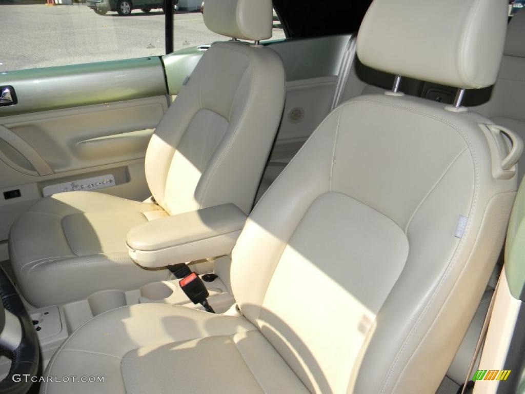 Cream Beige Interior 2008 Volkswagen New Beetle SE Convertible Photo #45066389