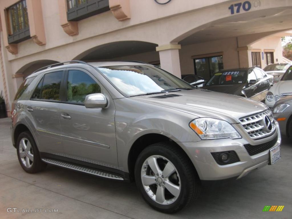 2009 ML 350 4Matic - Pewter Metallic / Cashmere photo #1