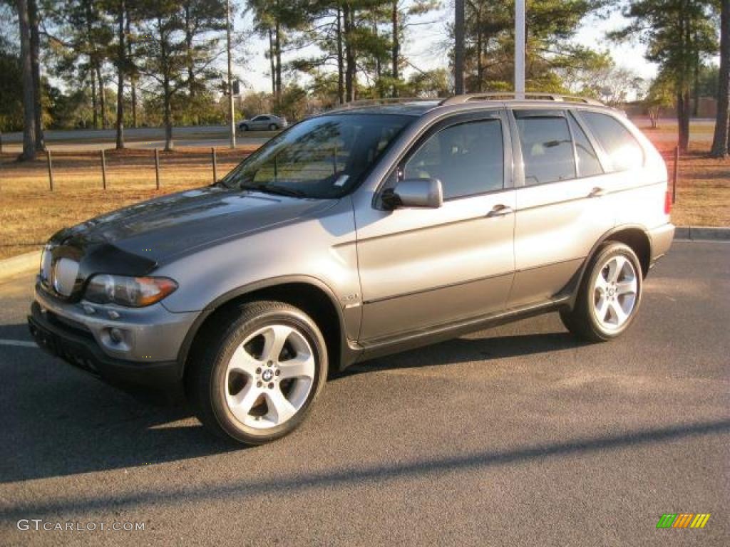 2005 X5 4.4i - Sterling Grey Metallic / Sand Beige photo #25