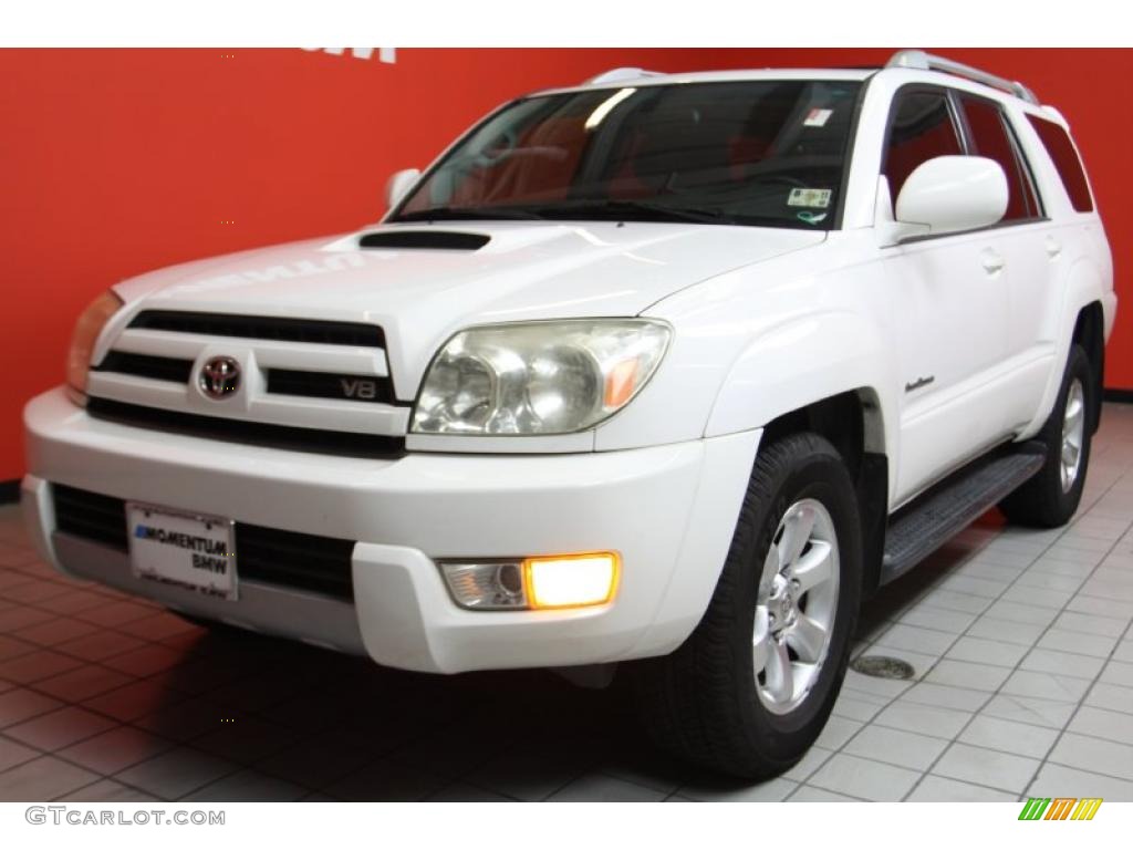 2004 4Runner Sport Edition - Natural White / Dark Charcoal photo #2