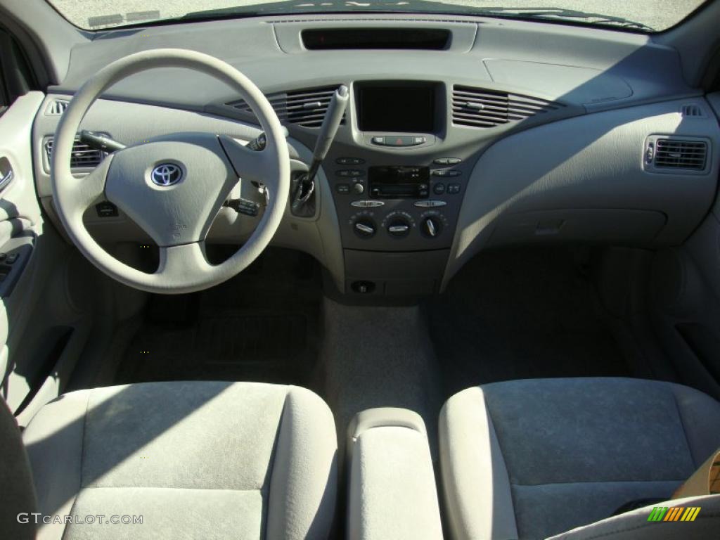 2002 Toyota Prius Hybrid Gray Dashboard Photo #45070728