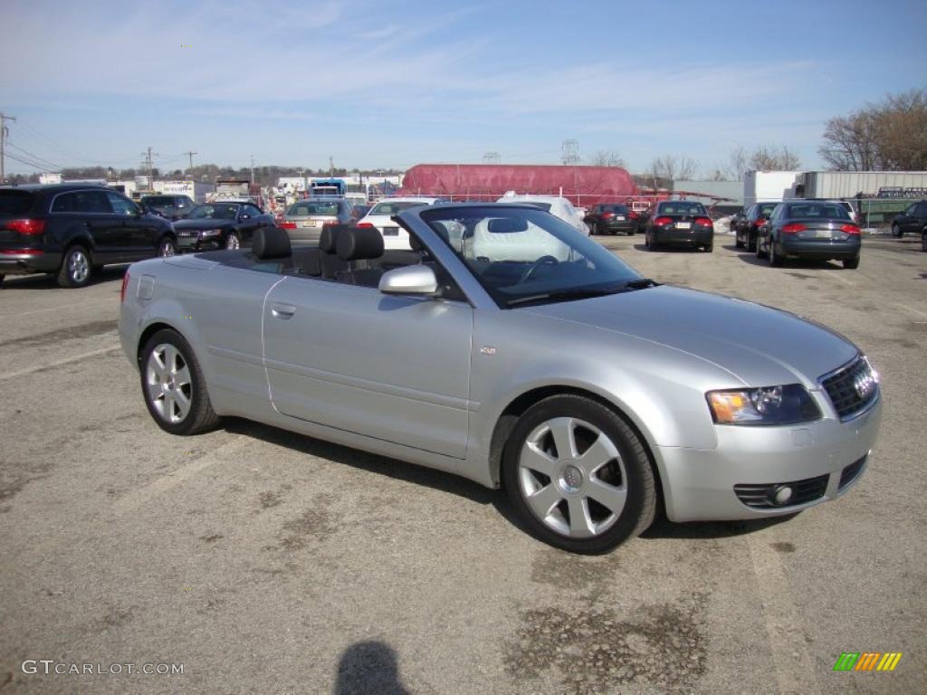 Light Silver Metallic 2005 Audi A4 1.8T Cabriolet Exterior Photo #45071185