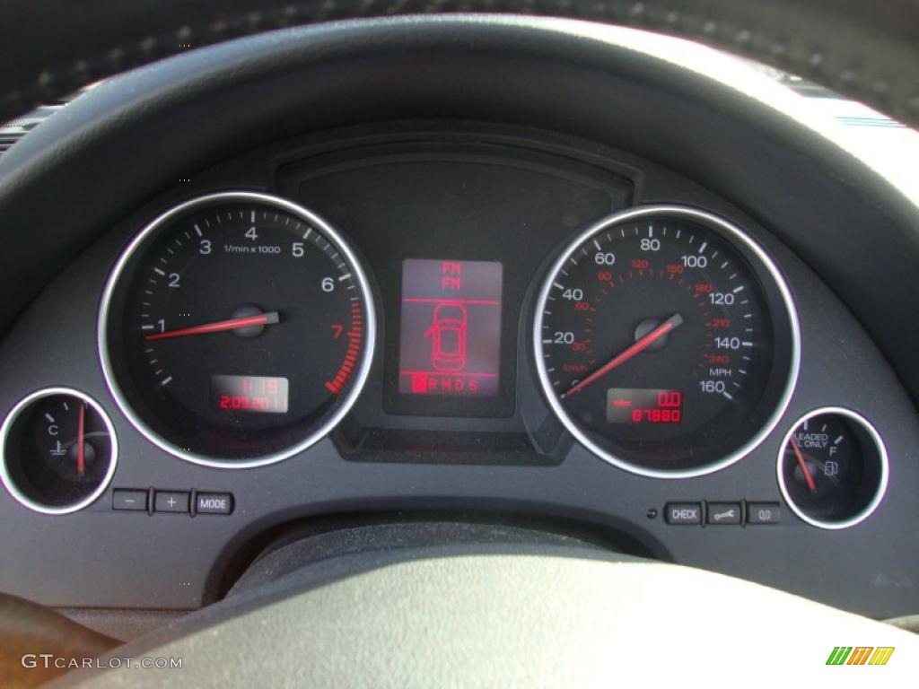 2005 Audi A4 1.8T Cabriolet Gauges Photos