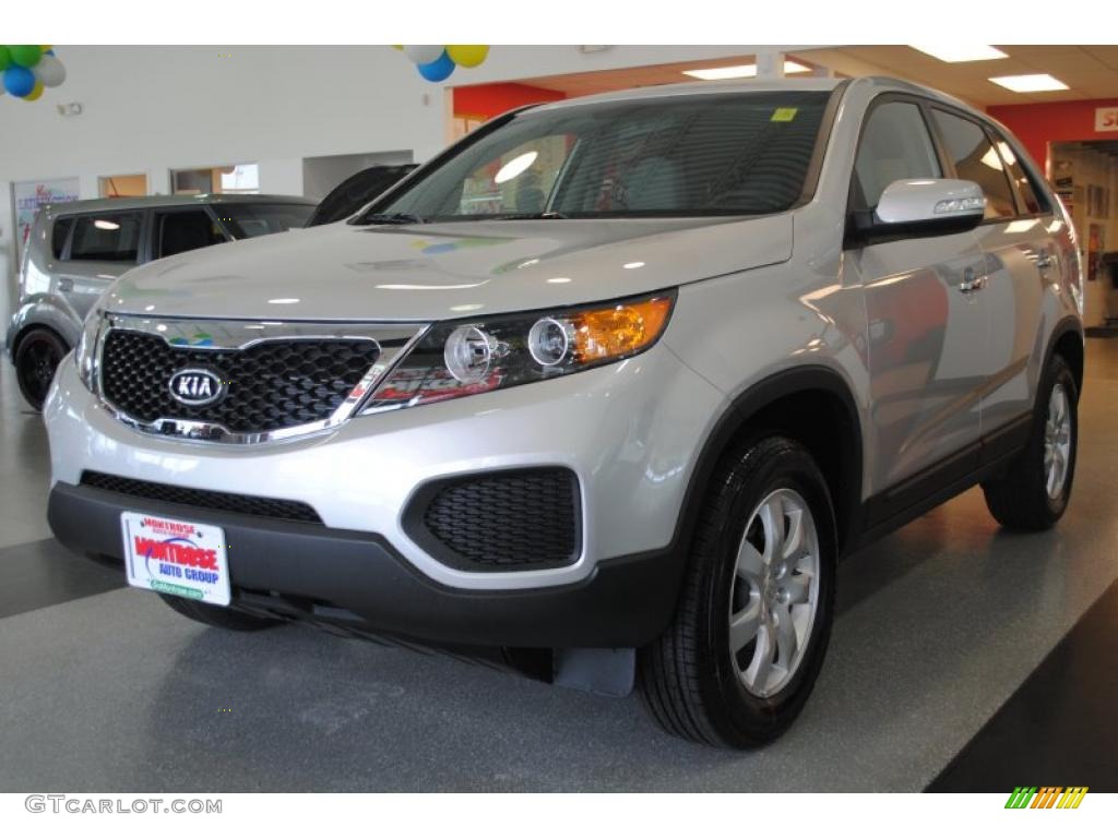 2011 Sorento LX - Bright Silver / Gray photo #2