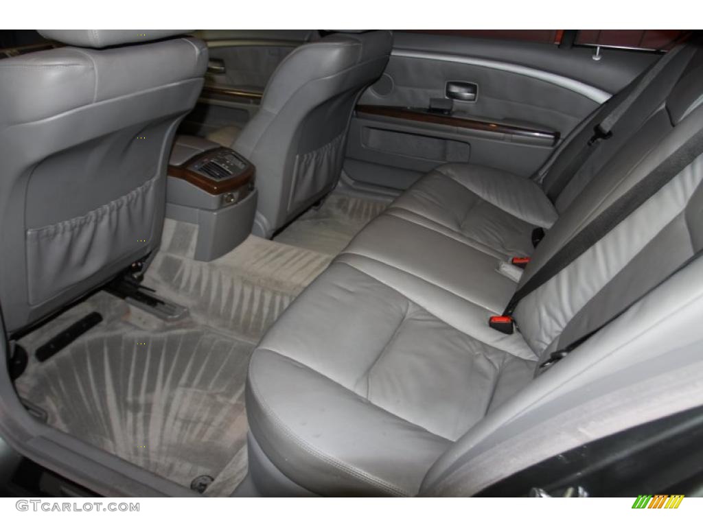 Basalt Grey/Flannel Grey Interior 2004 BMW 7 Series 745Li Sedan Photo #45072649