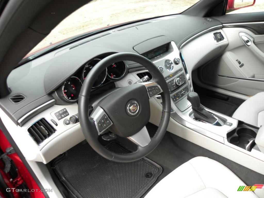Light Titanium/Ebony Interior 2011 Cadillac CTS Coupe Photo #45072745