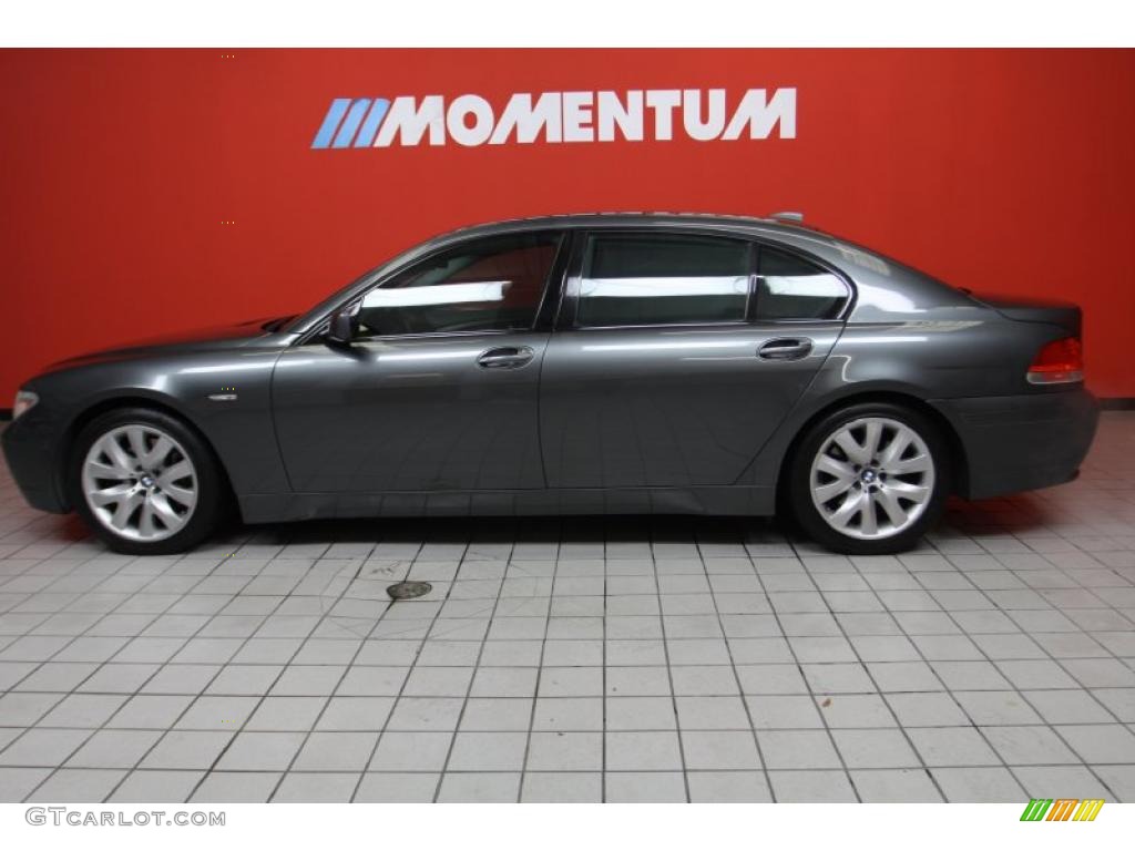 2004 7 Series 745Li Sedan - Titanium Grey Metallic / Basalt Grey/Flannel Grey photo #18