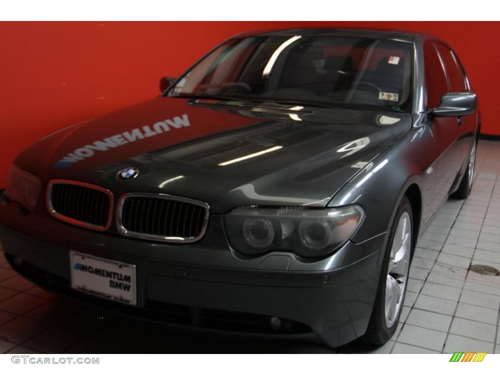 2004 7 Series 745Li Sedan - Titanium Grey Metallic / Basalt Grey/Flannel Grey photo #21