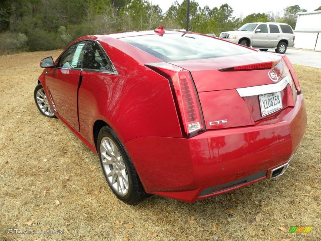 Crystal Red Tintcoat 2011 Cadillac CTS Coupe Exterior Photo #45072913