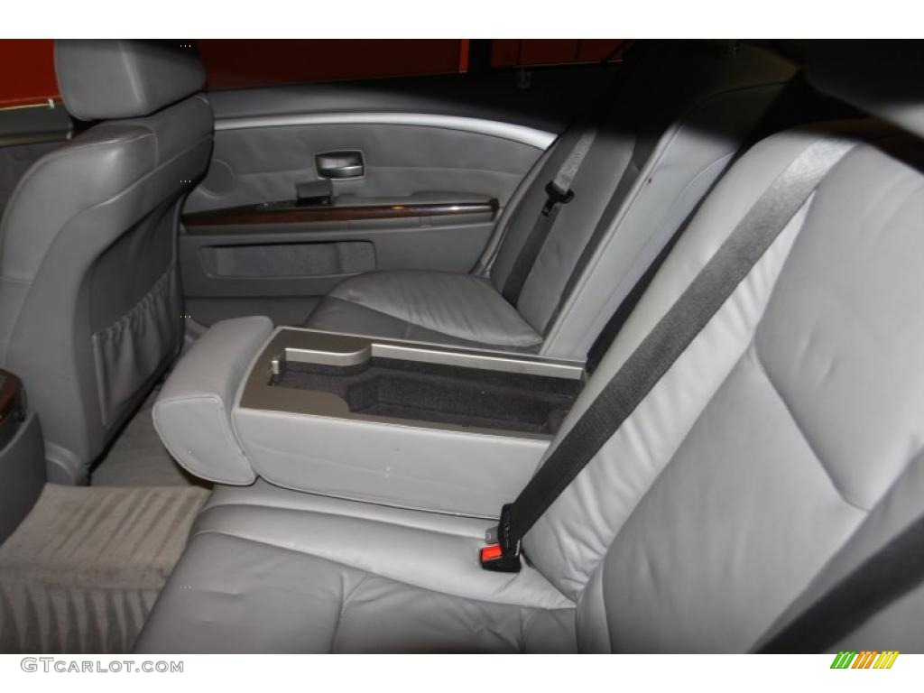 2004 7 Series 745Li Sedan - Titanium Grey Metallic / Basalt Grey/Flannel Grey photo #27