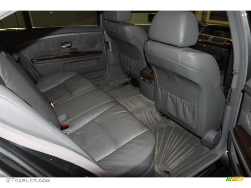 2004 7 Series 745Li Sedan - Titanium Grey Metallic / Basalt Grey/Flannel Grey photo #32