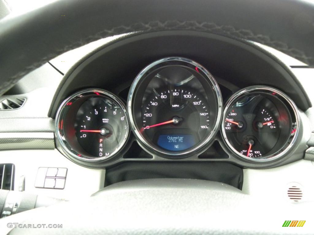 2011 Cadillac CTS Coupe Gauges Photo #45073033